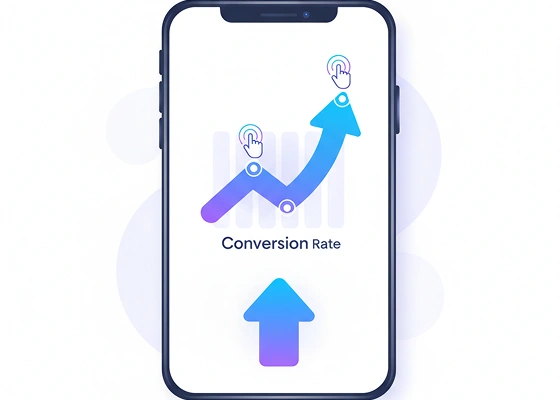 Interface de l'éditeur de site web mobile