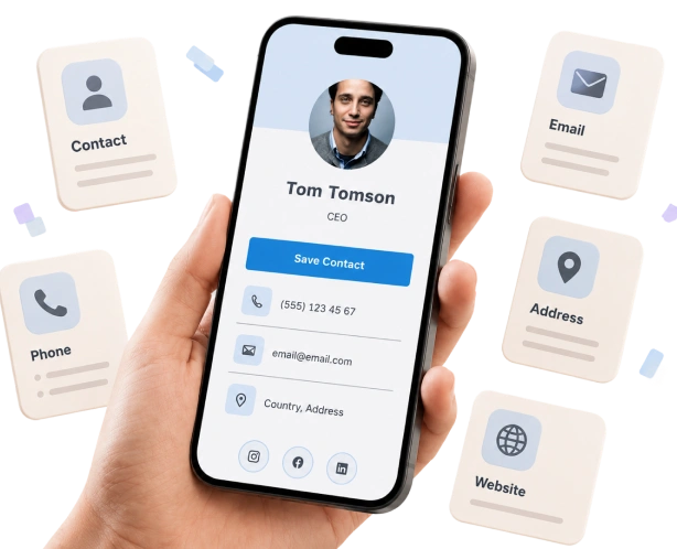 vcard template